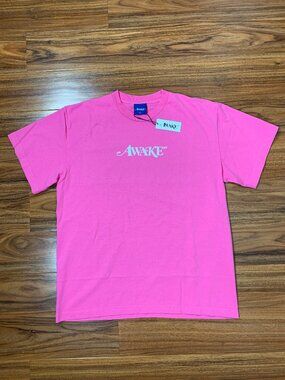 Awake NY Pink T-shirt Large NWT